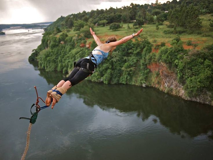 Bungee Jumping On the Nile River