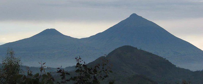Hiking Mountain Muhabura
