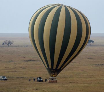 Rwanda is offering air balloon Rides at Akagera Park