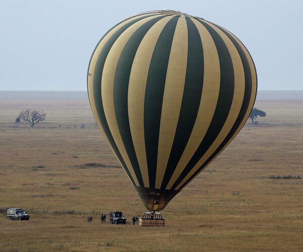 Rwanda is offering air balloon Rides at Akagera Park
