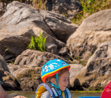 Family-friendly rafting on Uganda's Nile River