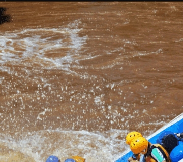 Luxurious safari lodge pool at one of Kenya's Best Post-Rafting Relaxation Spots near Mount Kenya