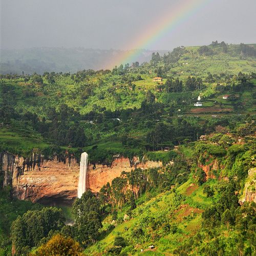 Rock Climbing Group Adventures in Uganda's Sipi Falls