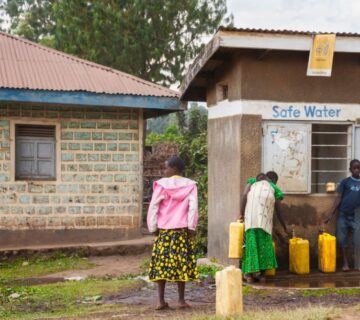 Safe tap water in Kigali, Rwanda, for drinking 