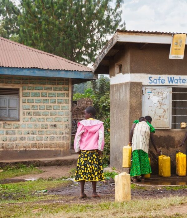 Safe tap water in Kigali, Rwanda, for drinking.