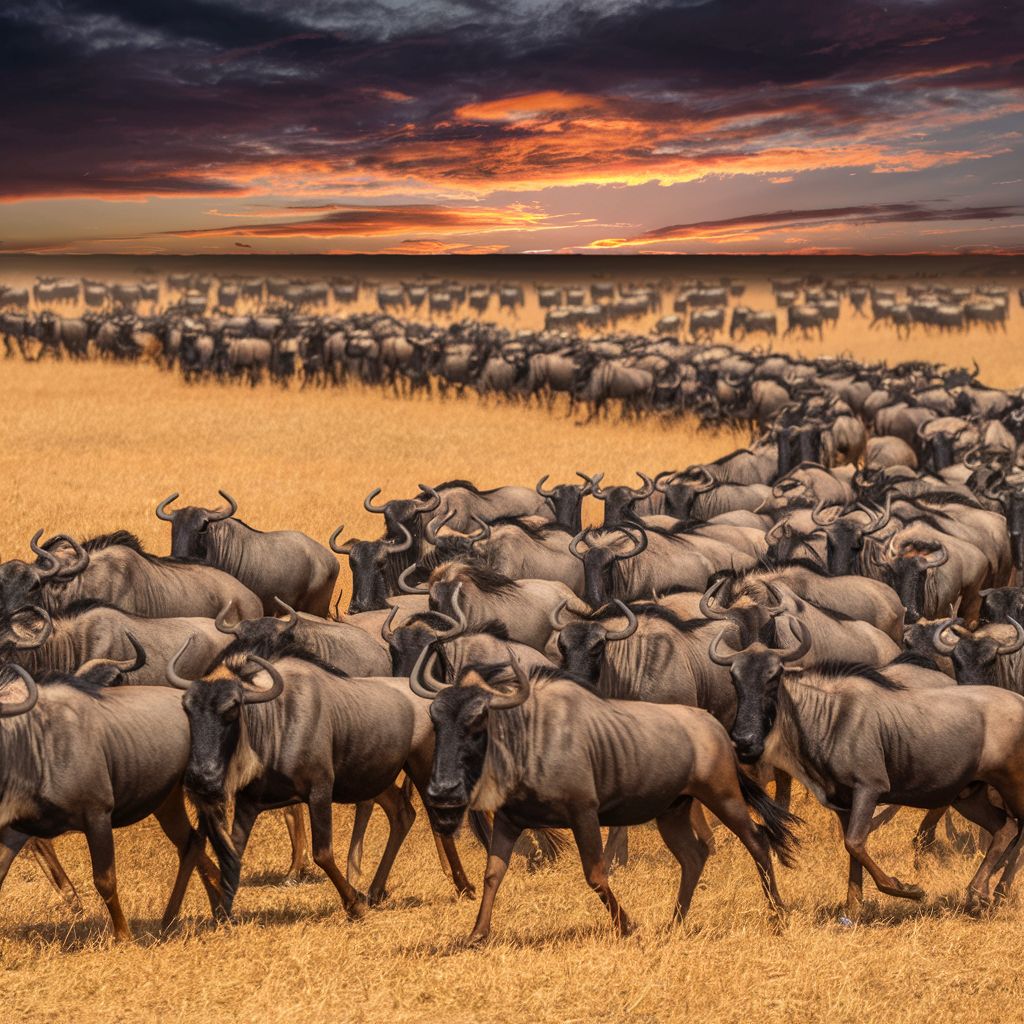 Best Group Tour Packages - Serengeti Wildebeest Migration