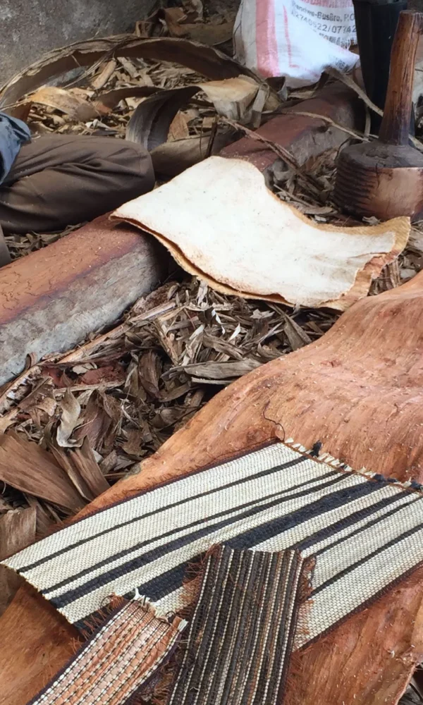 Bark Cloth Making in Uganda 600x1000
