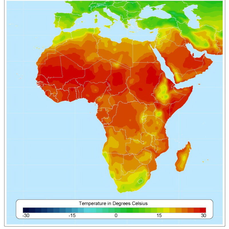 Temperature in African3