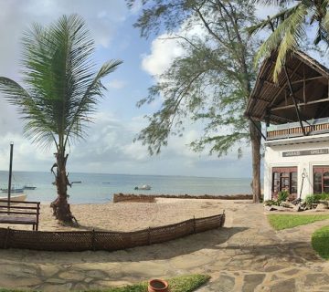 Tropical beach coastline representing the East African Swahili coast