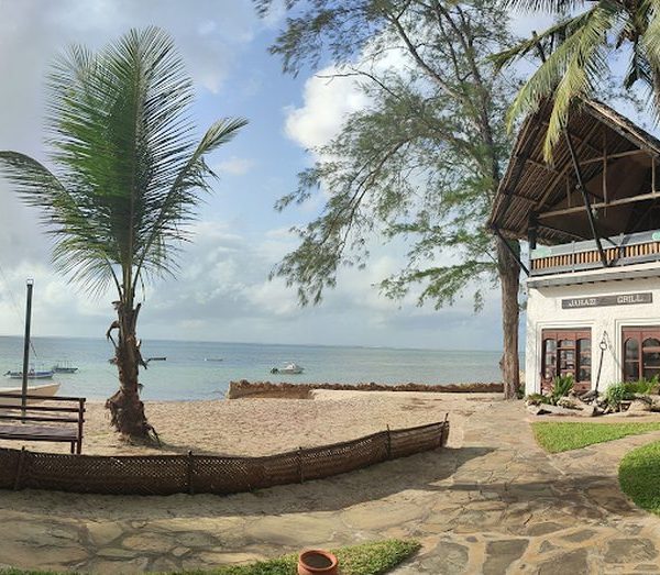 Tropical beach coastline representing the East African Swahili coast