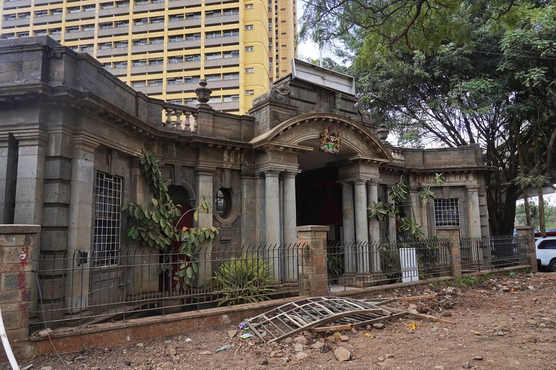 Historic building in central Nairobi, Kenya