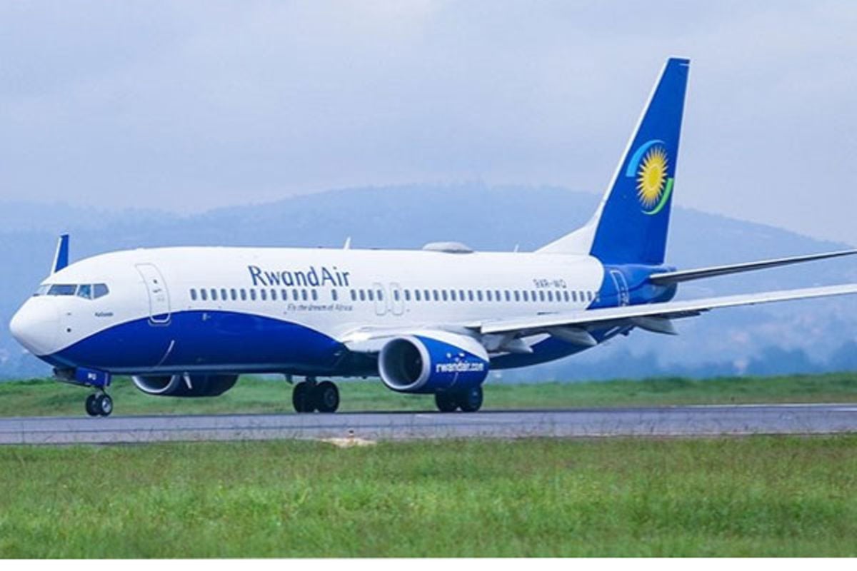 Flying into Kigali