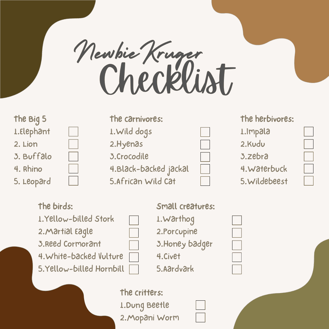 How to Read a Wildlife Checklist Without Getting Overwhelmed
