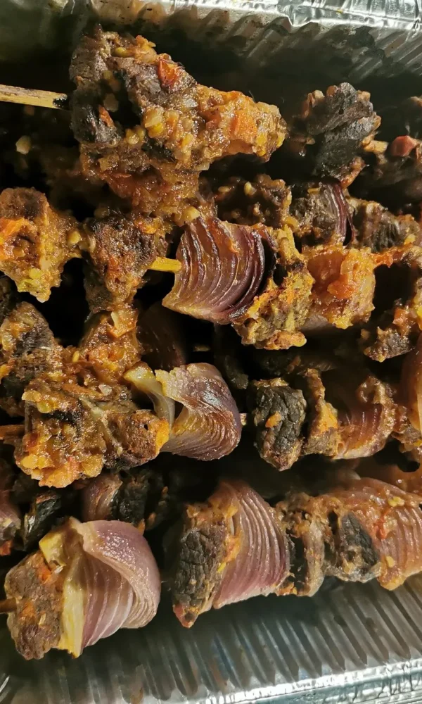 Rwandan Brochettes and Isombe: A Taste of Rwandan Home Cooking