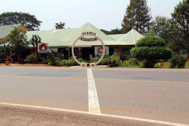 Standing on the Equator in Uganda